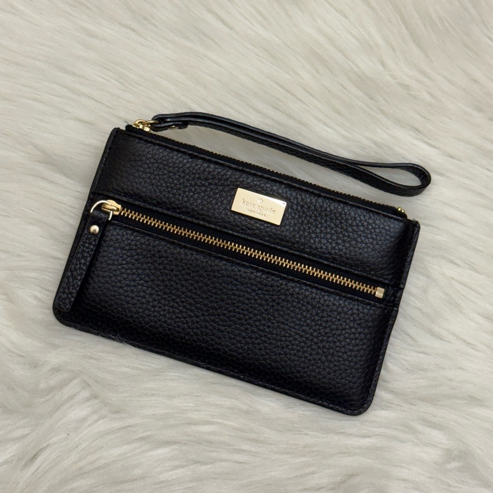 KATE SPADE - BLACK NEW YORK HIGHLAND PLACE WRISTLET - Picture 3 of 10